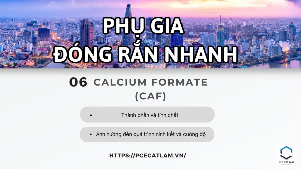 Khám Phá Bí Mật Đằng Sau Sức Mạnh của Xi Măng: Calcium Format (CAF ...